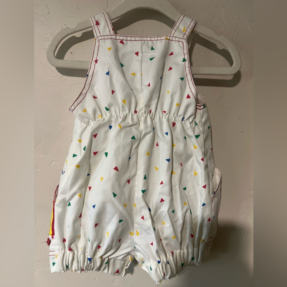 Vintage Baby Colorful Romper with embroidery details 
Size 12 months - Picture 8 of 10